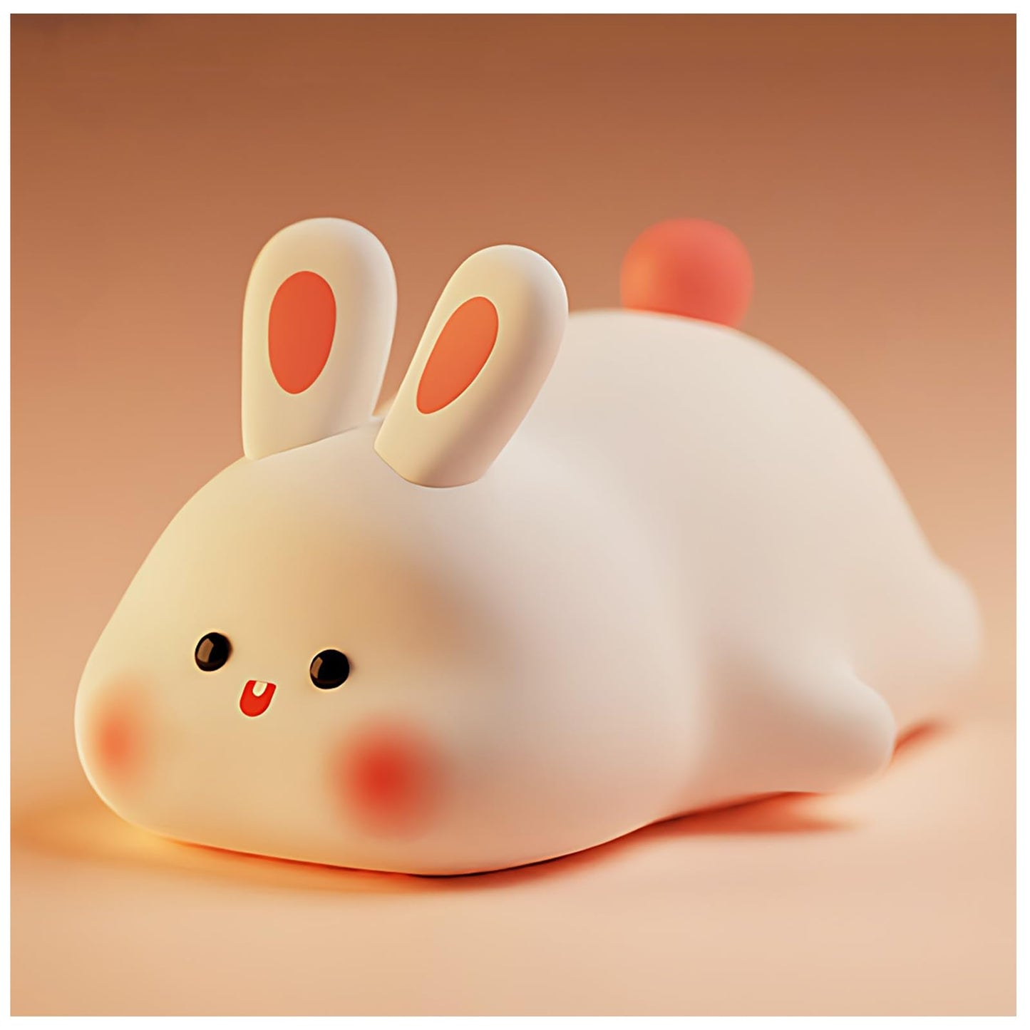 Cute Rabbit-shaped Silicone Night Light